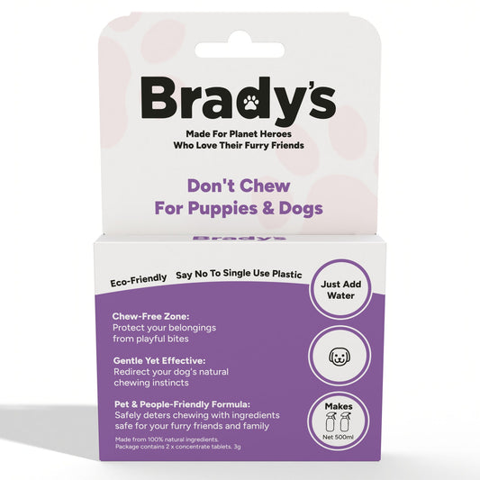 Brady's Don't Chew For Puppies & Dogs - 500ml - Mountains Natural Pet Foods