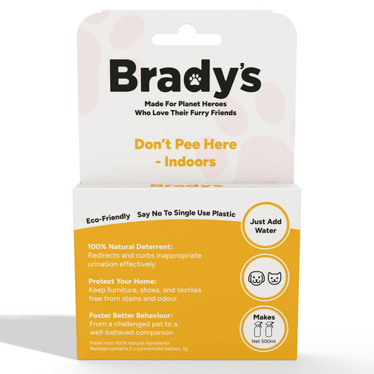 Brady's Don’t Pee Here - Indoors - 500ml - Mountains Natural Pet Foods