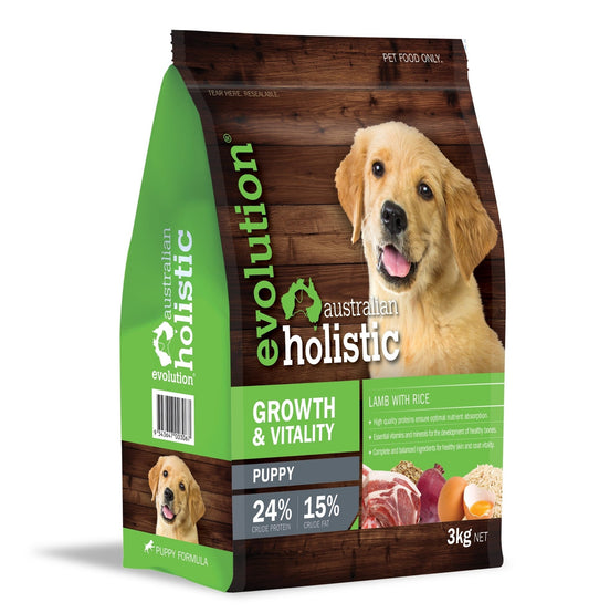 Evolution Holistic Growth & Vitality "Puppy" - 3KG - Puppy Food - Mountains Natural Pet Foods
