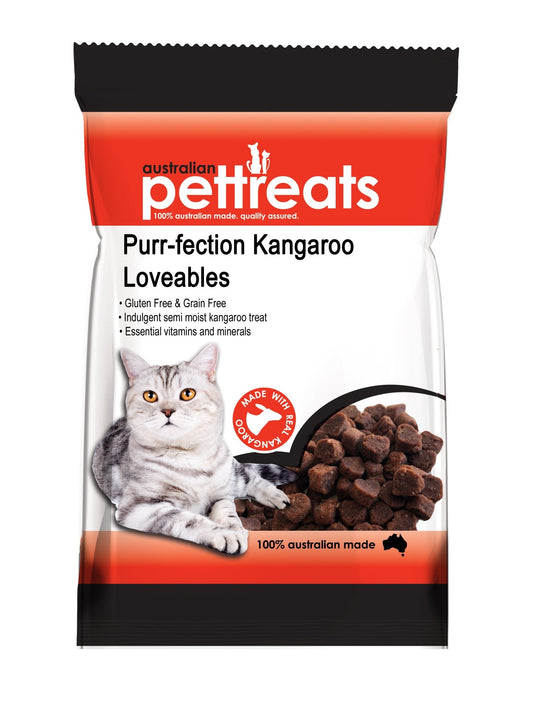 Purr-Fection Kangaroo Loveables - 80g - Mountains Natural Pet Foods